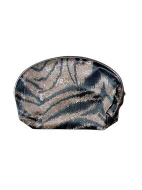 5" X 8" Safari Print Large Zipper Cosmetic All Purpose Bag w/ Wristlet